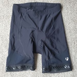 Bontrager Inform Cycle Bicycle Shorts Size LARGE Nylon Spandex Red Contour Pad
